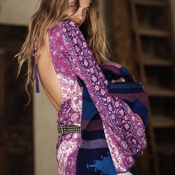 Spell Kiss The Sky Mini Dress in Violet Rare - Picture 3 of 12